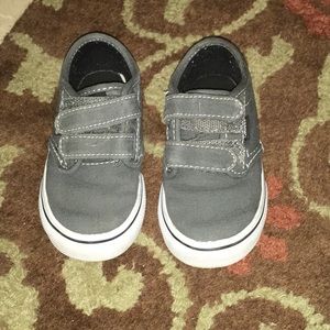 Grey Vans Velcro